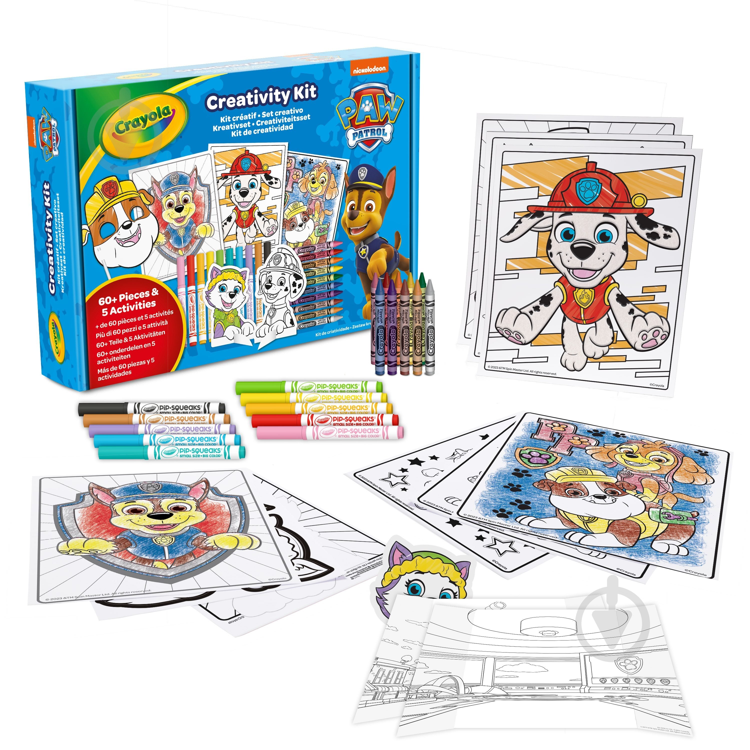 Набір для дитячої творчості Crayola 5в1 "Paw Patrol", 60 одиниць 04-2940 - фото 1