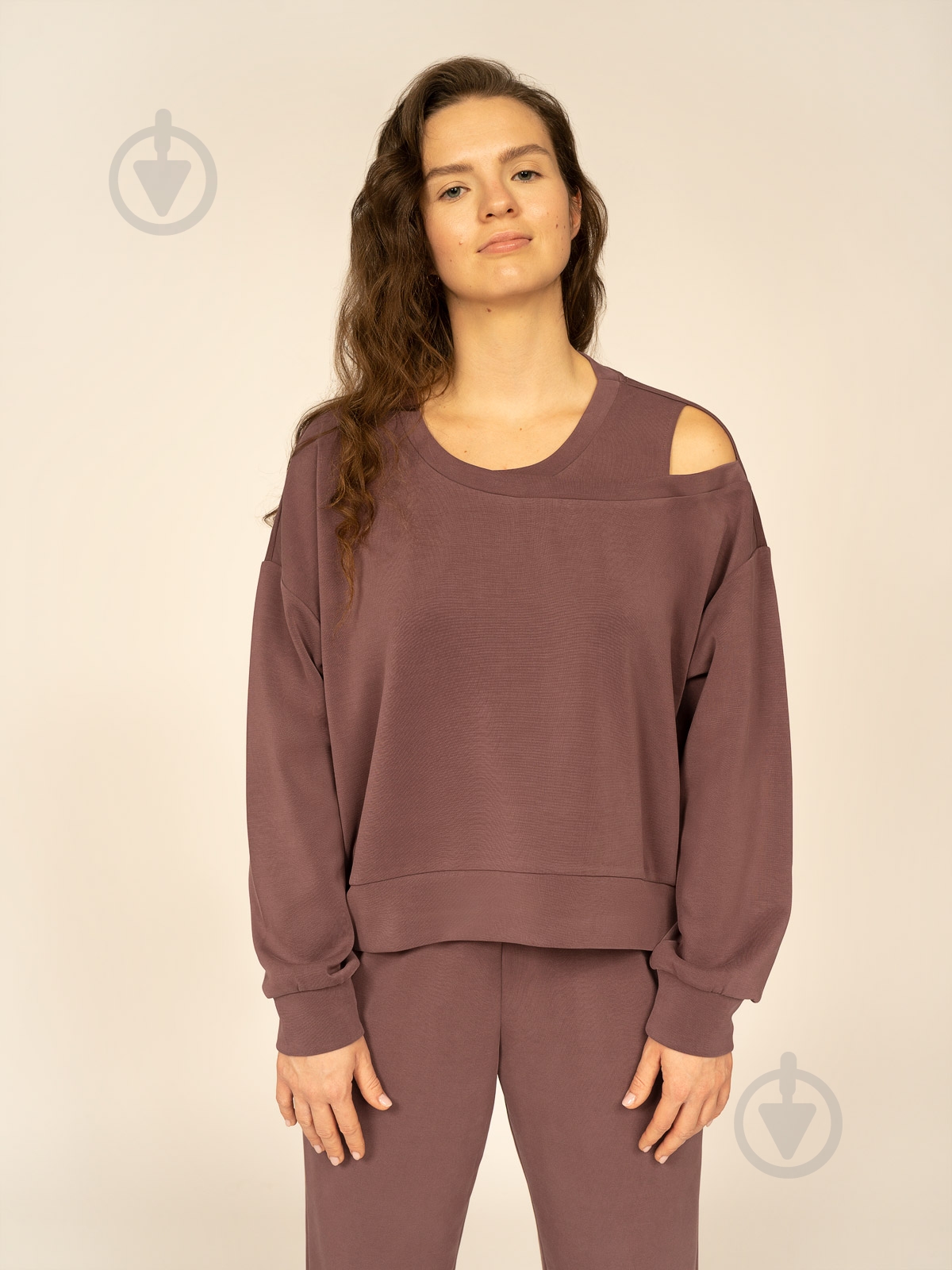 Світшот 4F SWEATSHIRT FNK 4FAW22TFSWF157-80S р.S коричневий - фото 2