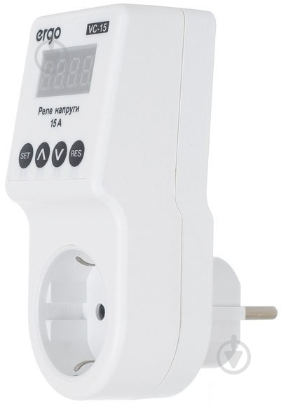Реле напряжения Ergo Voltage Protector VC-15 - фото 1 Реле напряжения Ergo Voltage Protector VC-15 - фото 1