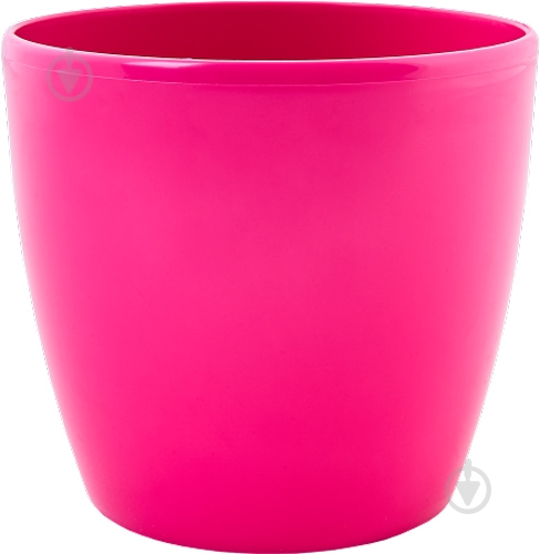 Вазон пластиковий Алеана МАТІЛЬДА 24x22 см круглий 9,2 л темно-рожевий - фото 1 Вазон пластиковий Алеана МАТІЛЬДА 24x22 см круглий 9,2 л темно-рожевий - фото 1
