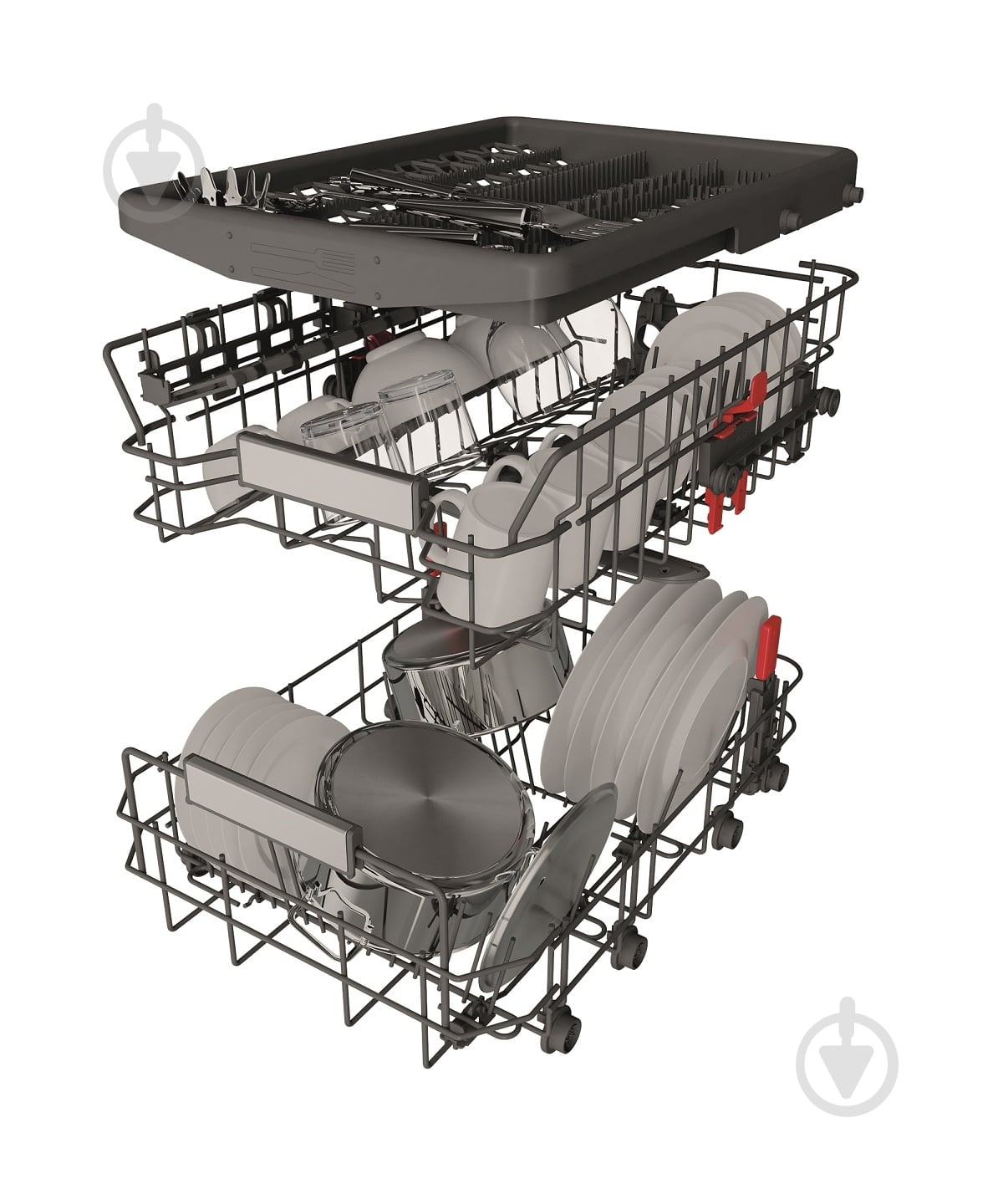 Вбудовувана посудомийна машина Whirlpool WSIO 3O34 PFE X - фото 5 Вбудовувана посудомийна машина Whirlpool WSIO 3O34 PFE X - фото 5
