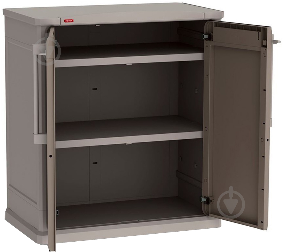 Ящик Keter Optima Outdoor Base бежево-серый - фото 2 Ящик Keter Optima Outdoor Base бежево-серый - фото 2