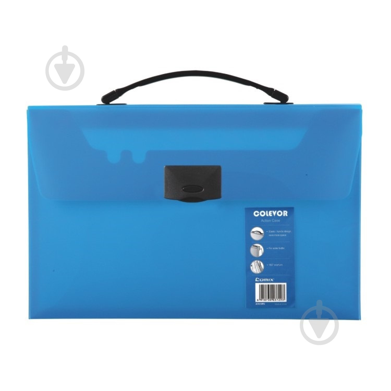 Папка-портфель FC на 1 отделение синий Colevor A7613-BL Comix - фото 1 Папка-портфель FC на 1 отделение синий Colevor A7613-BL Comix - фото 1