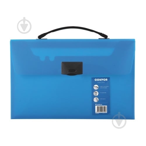 Папка-портфель FC на 1 отделение синий Colevor A7613-BL Comix - фото 2 Папка-портфель FC на 1 отделение синий Colevor A7613-BL Comix - фото 2