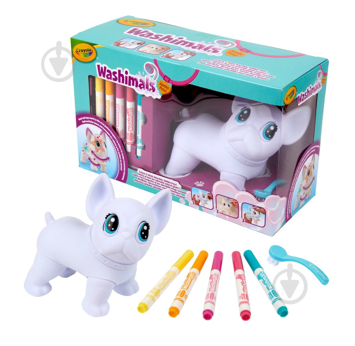 Набір для творчості Crayola "Пес-велетень", з фломастерами 5 шт. 74-0227 - фото 1