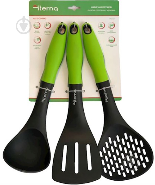 Набір кухонних аксесуарів Iterna 3 пр. - фото 1 Набір кухонних аксесуарів Iterna 3 пр. - фото 1