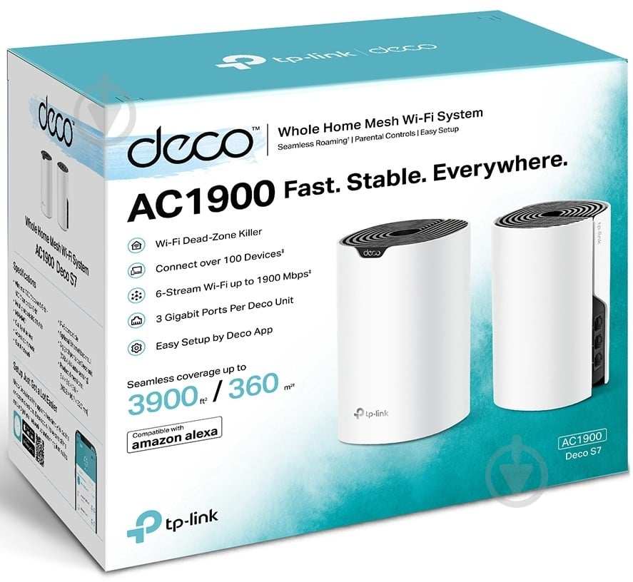 Wi-Fi-система TP-Link Mesh DECO S7(2-PACK) - фото 3
