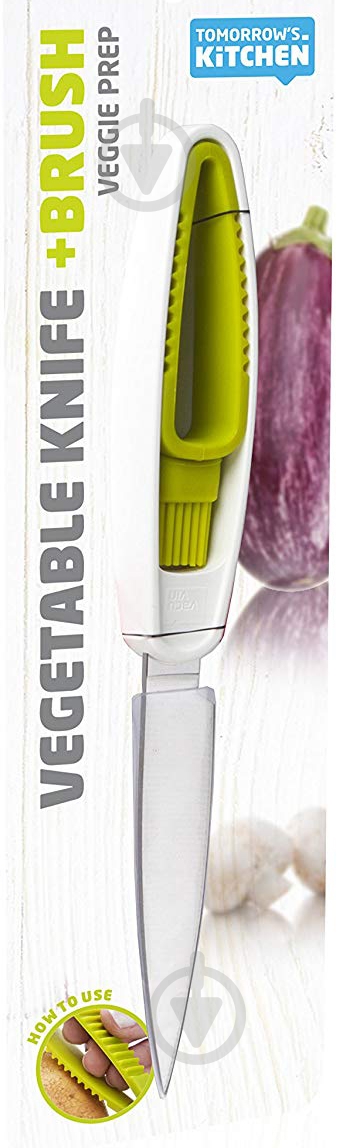 Ніж для овочів Tomorrow's Kitchen зі щіткою VEGETABLE KNIFE + BRUSH - фото 3