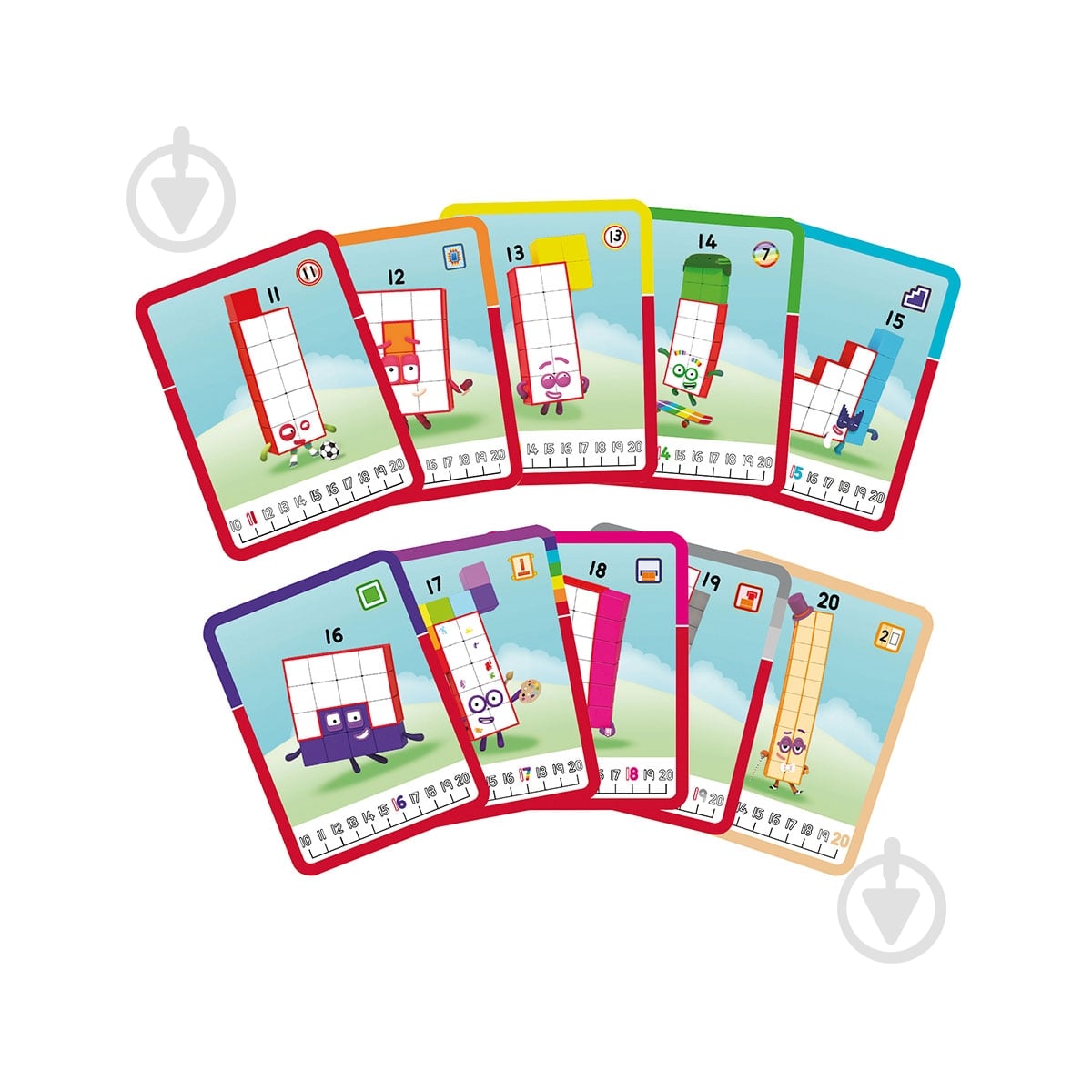 Набір Learning Resources серії Numberblocks - Вчимося рахувати від 11 до 20 Mat LSP0950-UK - фото 3 Набір Learning Resources серії Numberblocks - Вчимося рахувати від 11 до 20 Mat LSP0950-UK - фото 3