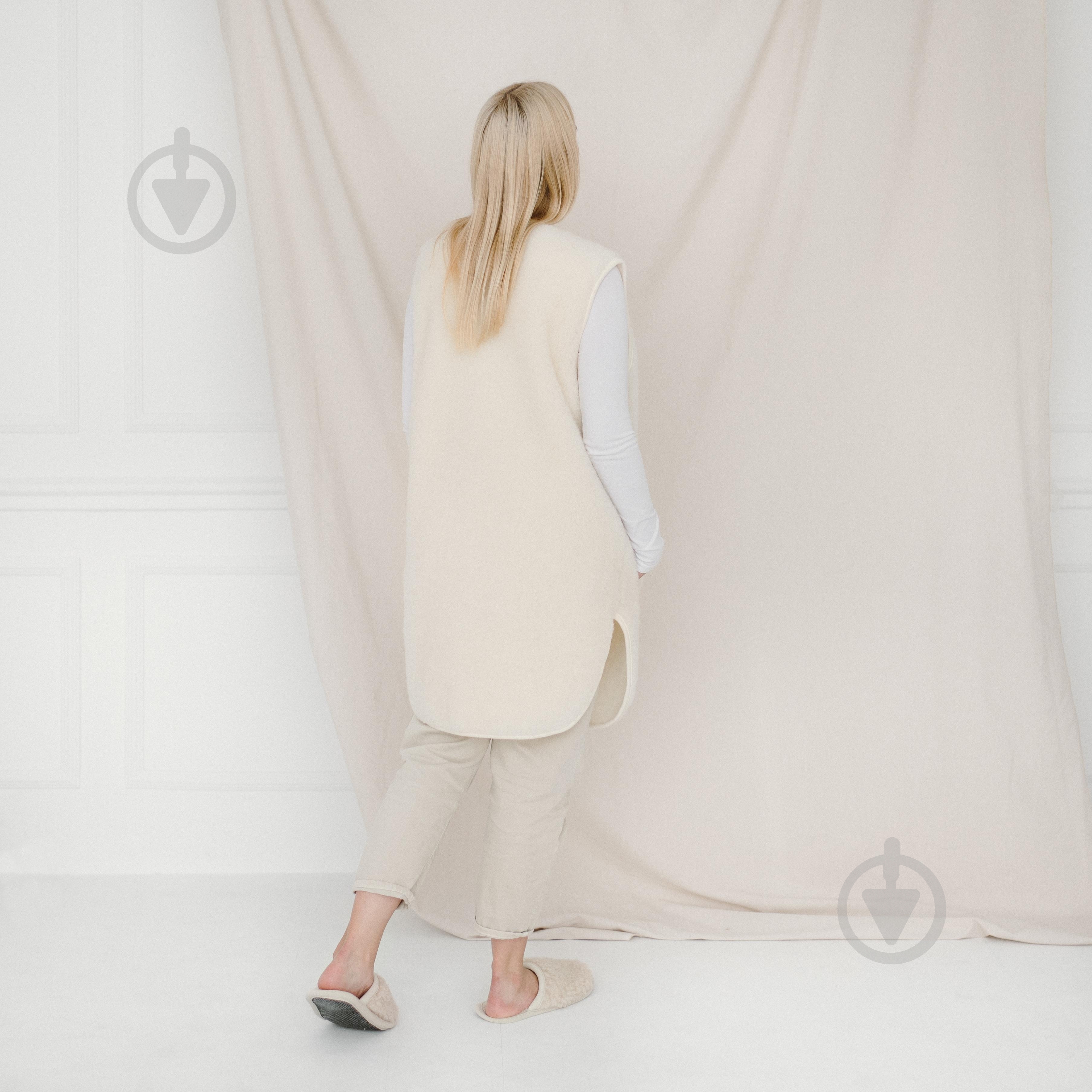 Жилет Flokati Pearl р. L/XL экрю - фото 4