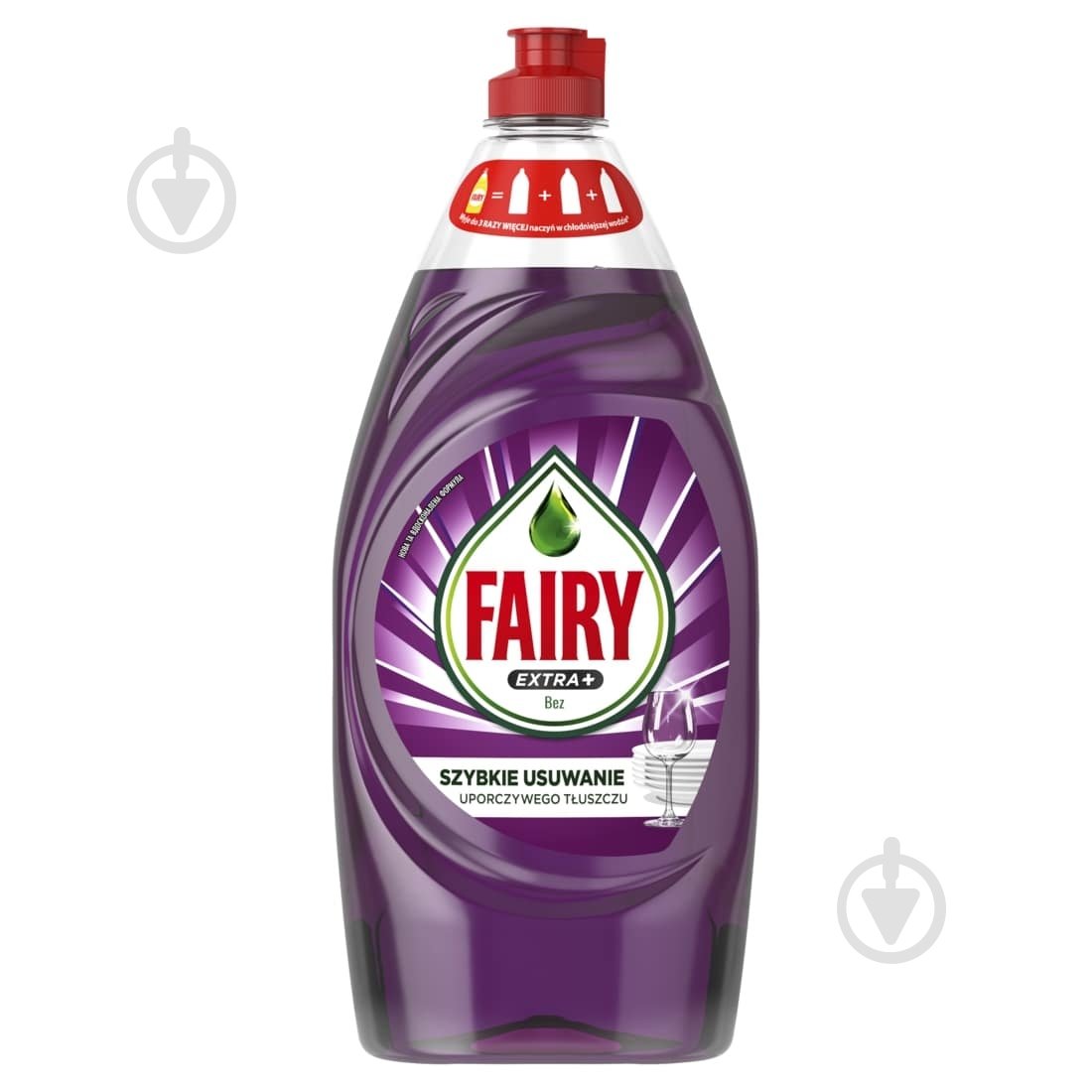 Засіб для ручного миття посуду Fairy Екстра + Бузок 0,9 л - фото 1