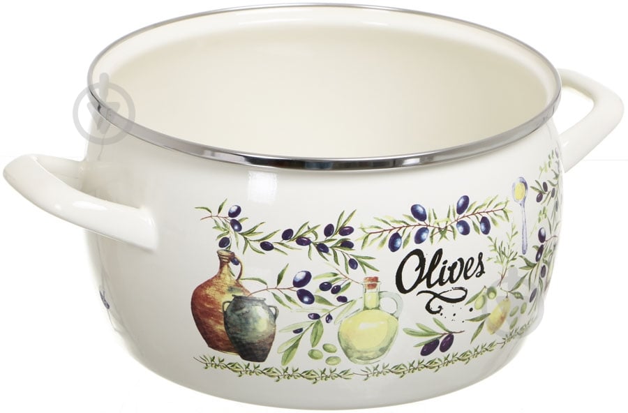 Кастрюля Metrot Олива 5,3 л 2821 - фото 3