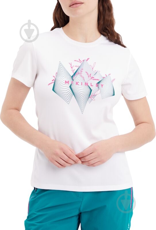 Футболка McKinley Rimmo W 422284-001 р.XL белый - фото 1 Футболка McKinley Rimmo W 422284-001 р.XL белый - фото 1