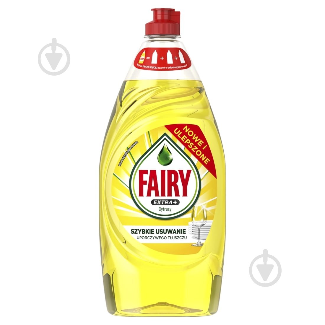 Засіб для ручного миття посуду Fairy Екстра + Цитрус 0,9 л - фото 1