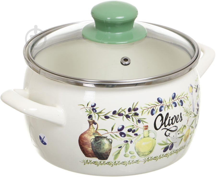 Кастрюля Metrot Олива 2.2 л 2821 - фото 2