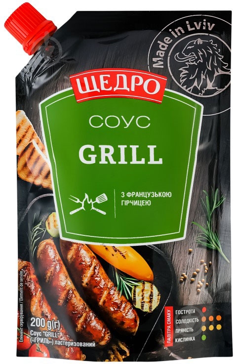 Соус ЩЕДРО "Grill" 200 г - фото 1