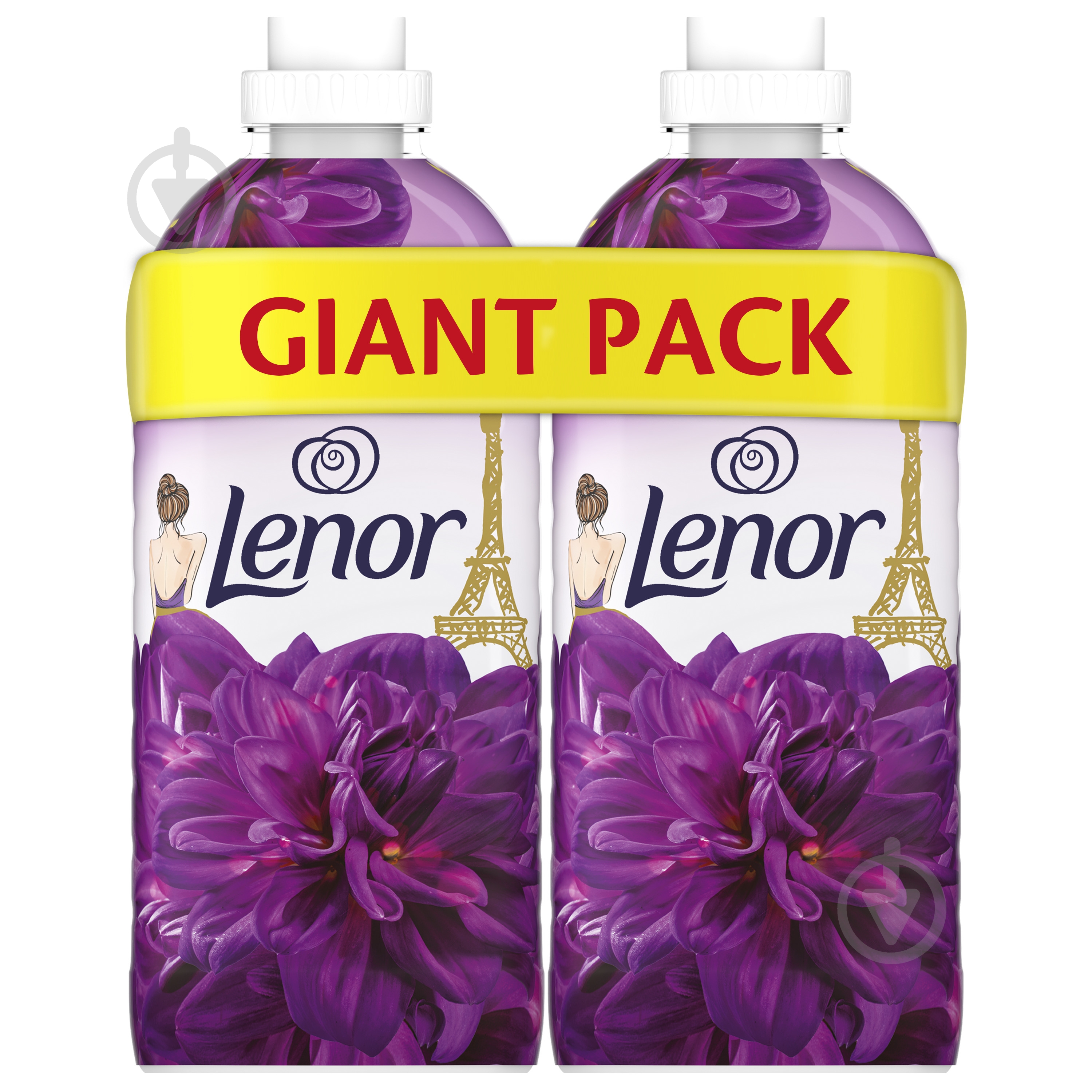 Кондиціонер для білизни Lenor Висока мода Жаданий 2 x 1,2 л - фото 1