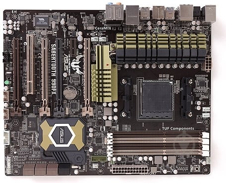 Материнская плата Asus SABERTOOTH 990FX R2.0 (Socket AM3+, AMD 990FX, ATX) - фото 1
