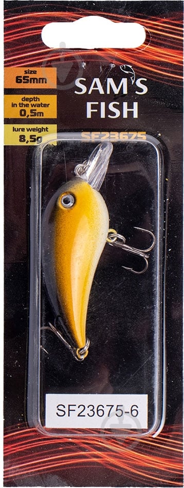 Воблер Sams Fish SF 23675-6 8,5 г 55 мм - фото 2 Воблер Sams Fish SF 23675-6 8,5 г 55 мм - фото 2