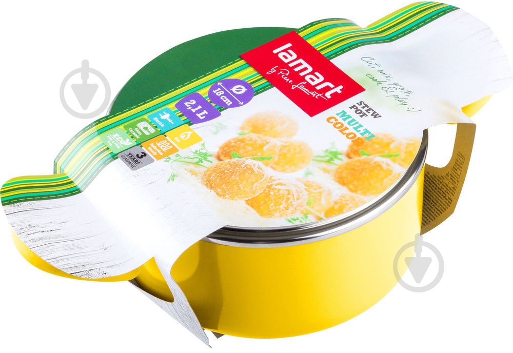 Кастрюля Lamart Multicolor 2 л LT1023 - фото 2