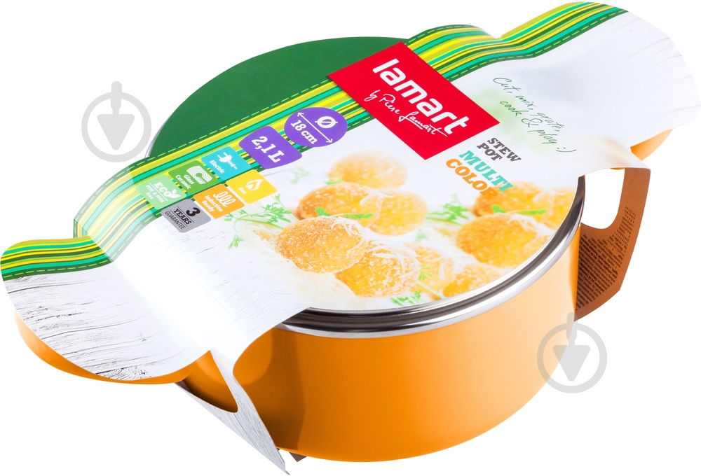 Кастрюля Lamart Multicolor 2 л LT1031 - фото 2