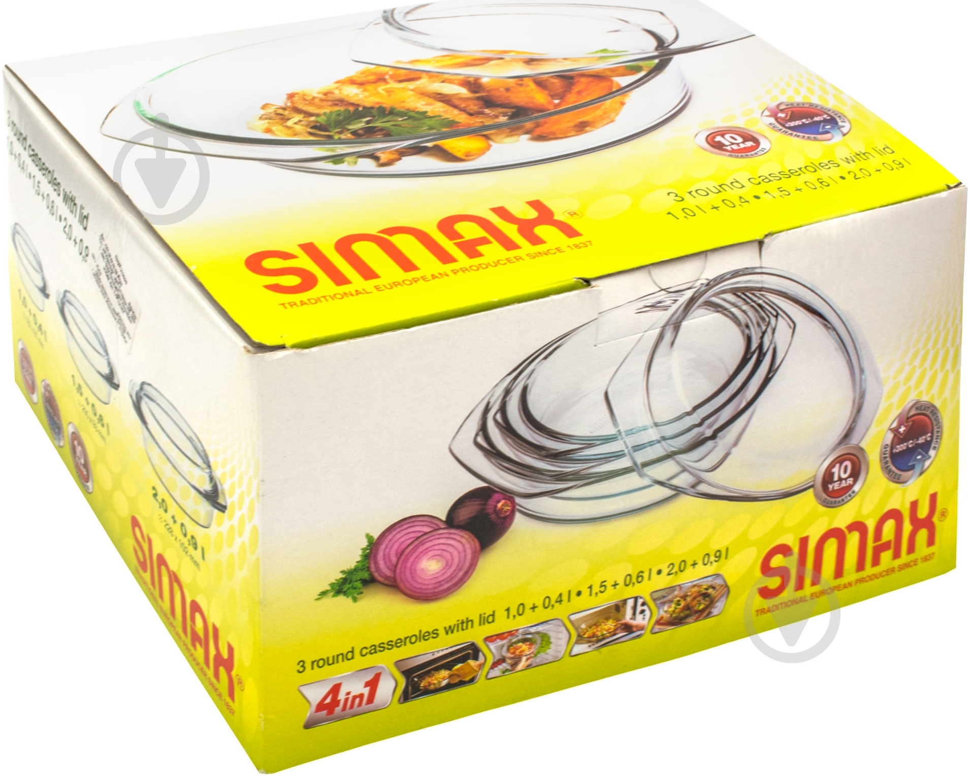 Набор кастрюль Simax Color 6 предметов s301 - фото 4