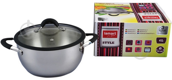 Кастрюля Lamart 4 л LTSS2411 - фото 2