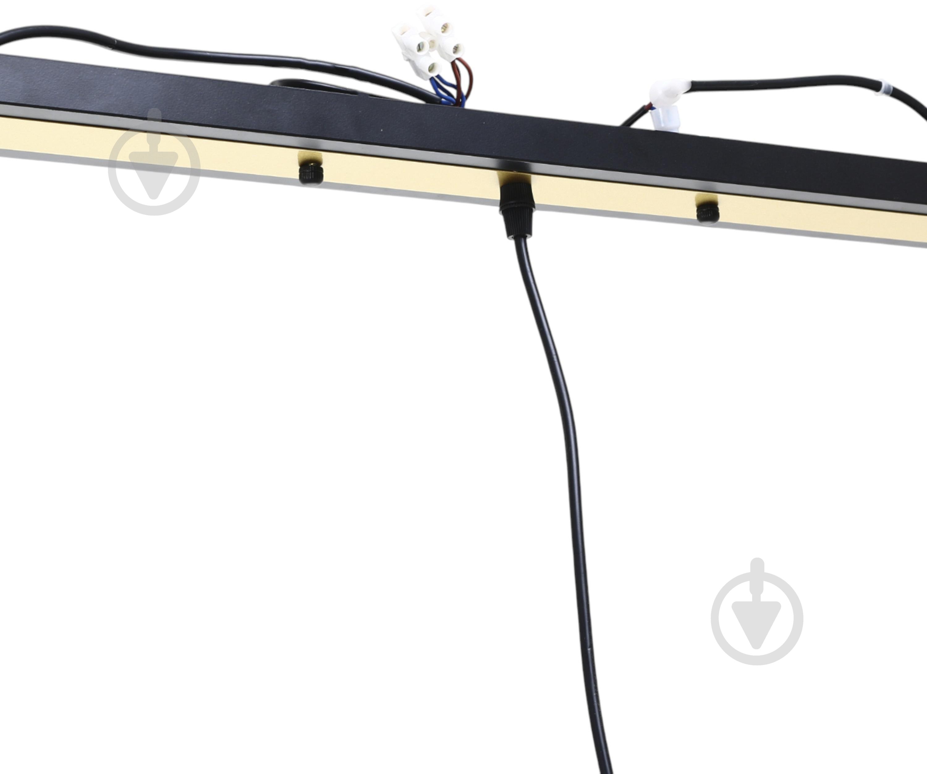 Світильник підвісний Sensio Venus 3x40 Вт E27 чорний із золотим ALG-07477/3L - фото 4 Світильник підвісний Sensio Venus 3x40 Вт E27 чорний із золотим ALG-07477/3L - фото 4