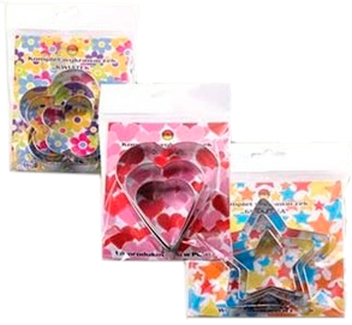 Набор форм для вырезания печенья SNB 16276/9 в ассортимете - фото 1