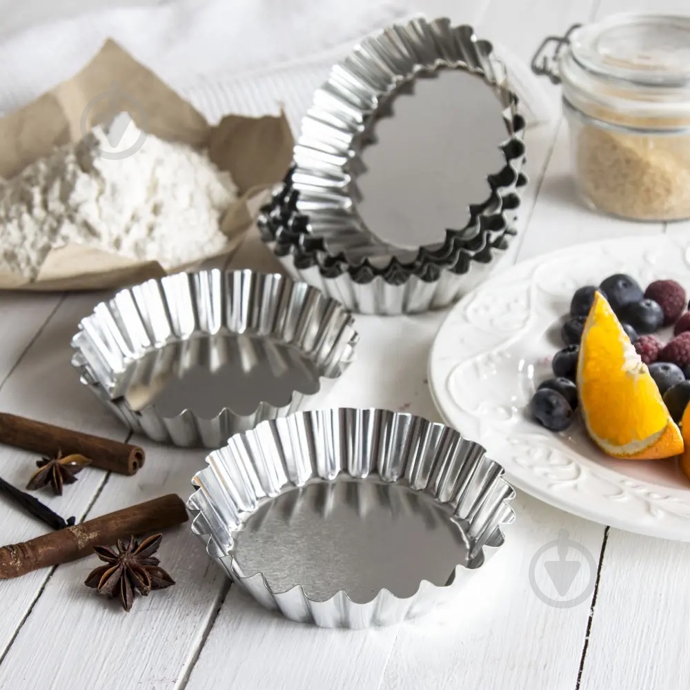 Набір форм для кексів SNB 6 шт d11 см 16284 - фото 2