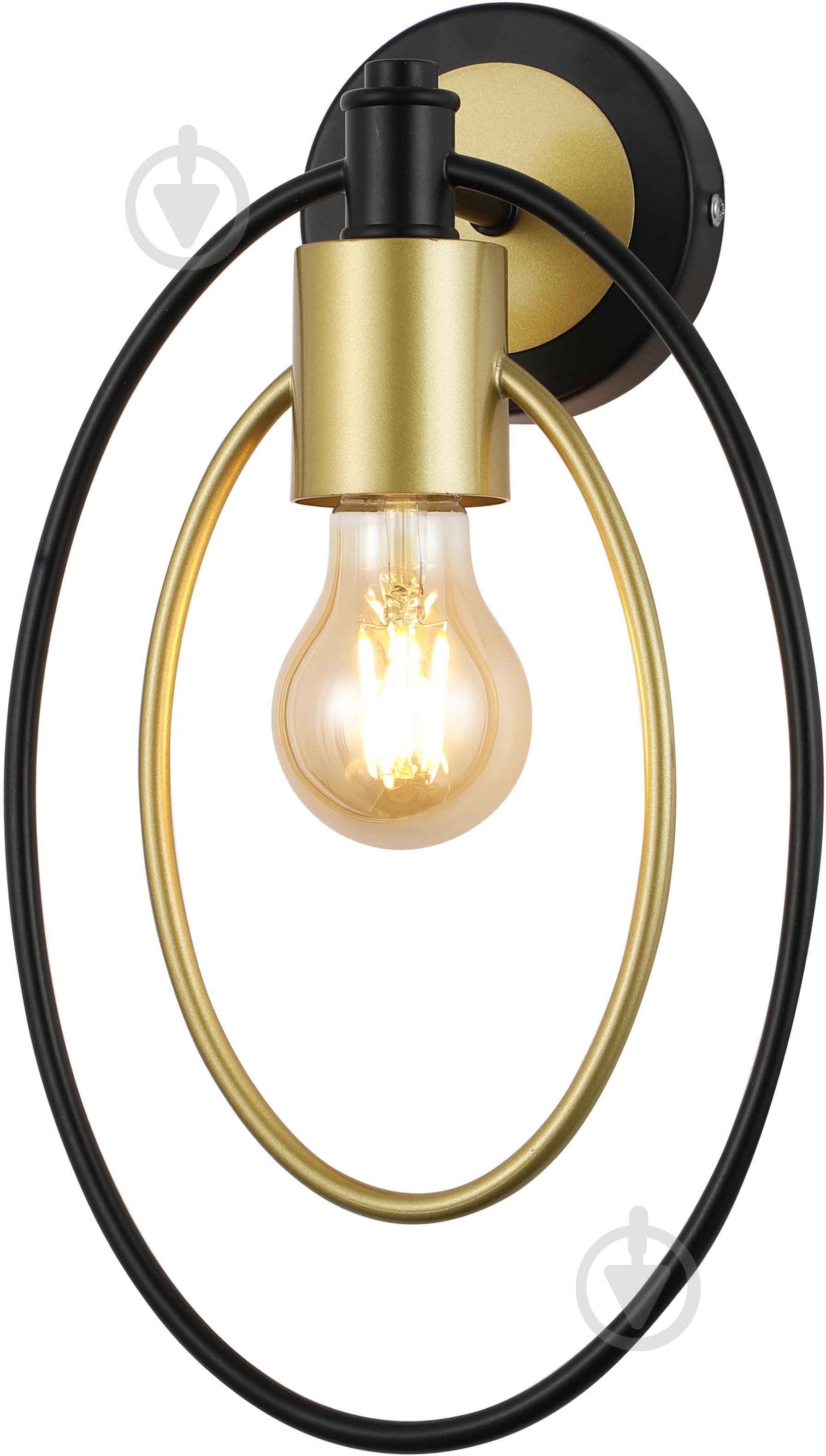 Светильник настенный Sensio Venus 40 Вт E27 черный/золото ALG-07477/1W - фото 2 Светильник настенный Sensio Venus 40 Вт E27 черный/золото ALG-07477/1W - фото 2