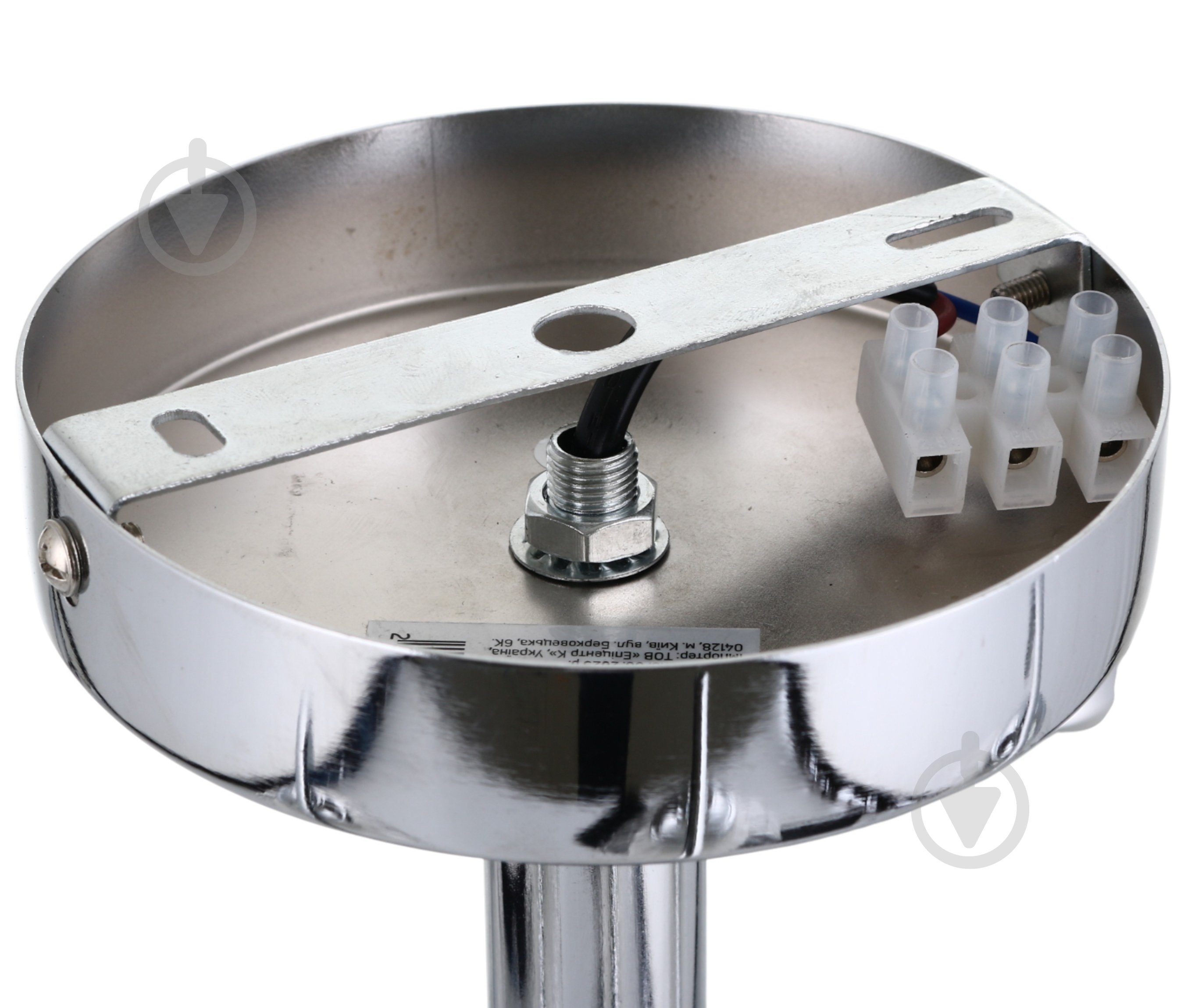 Люстра стельова Sensio Aquarius 5x40 Вт E27 білий/хром ALG-07488/5 - фото 4