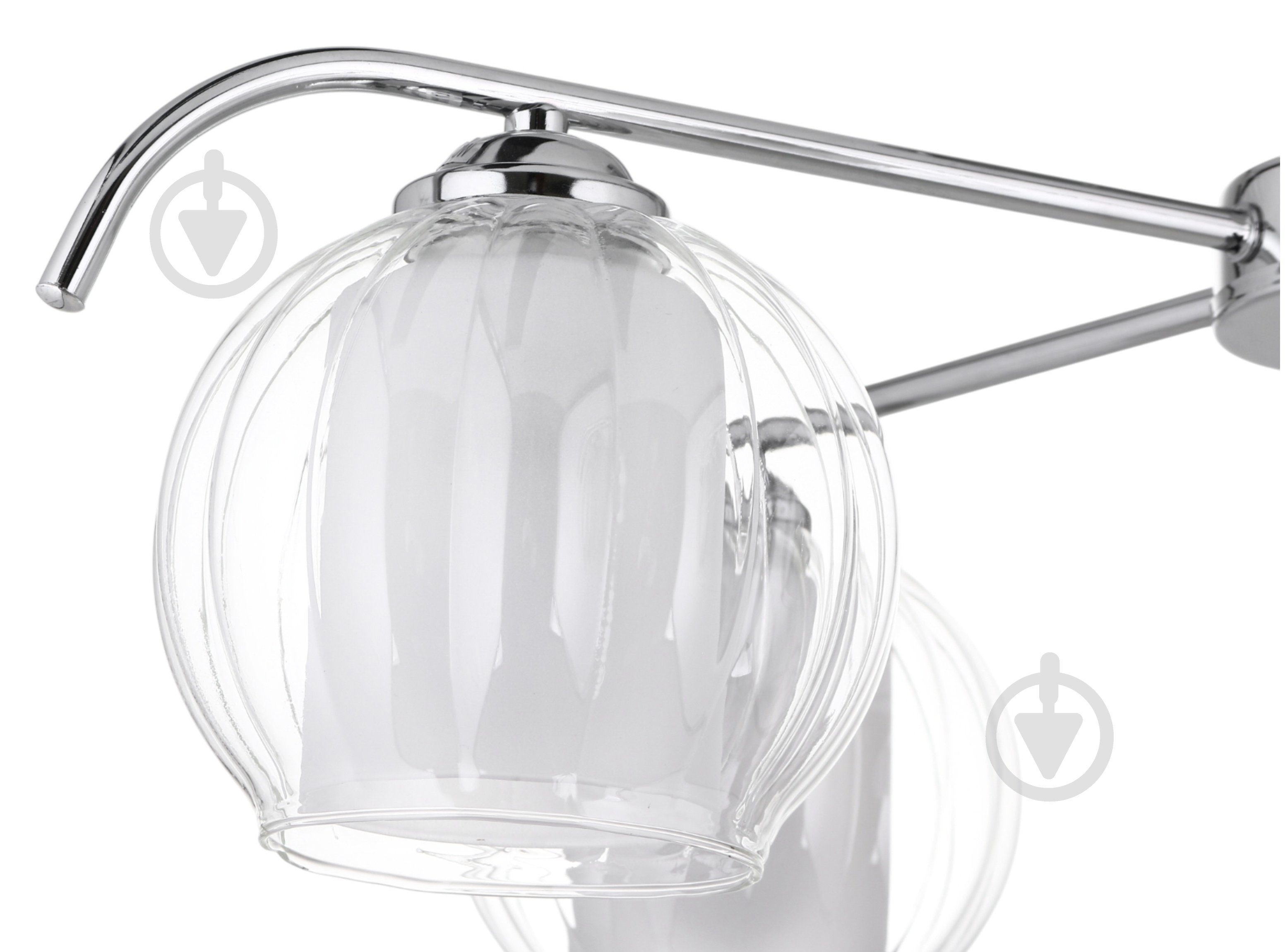 Люстра стельова Sensio Aquarius 5x40 Вт E27 білий/хром ALG-07488/5 - фото 3