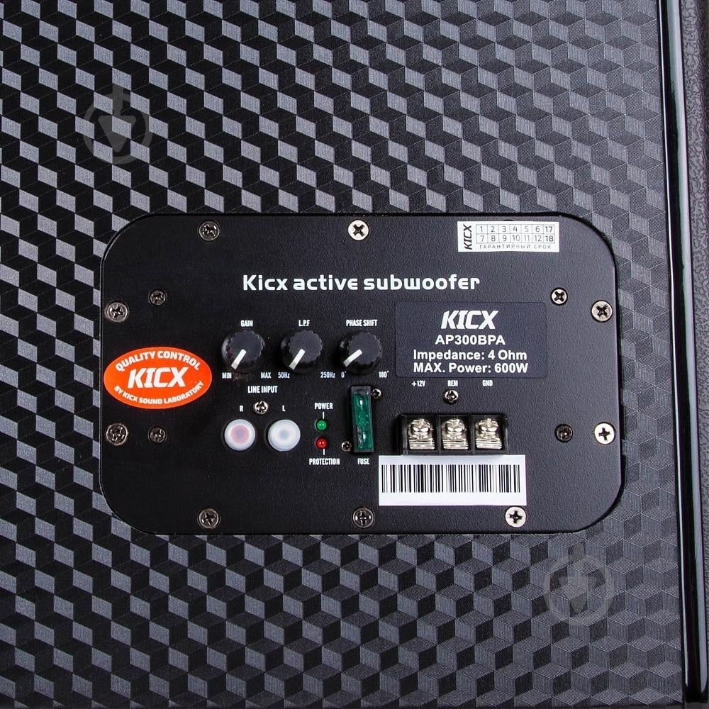 Автосабвуфер Kicx AP-300BPA - фото 5