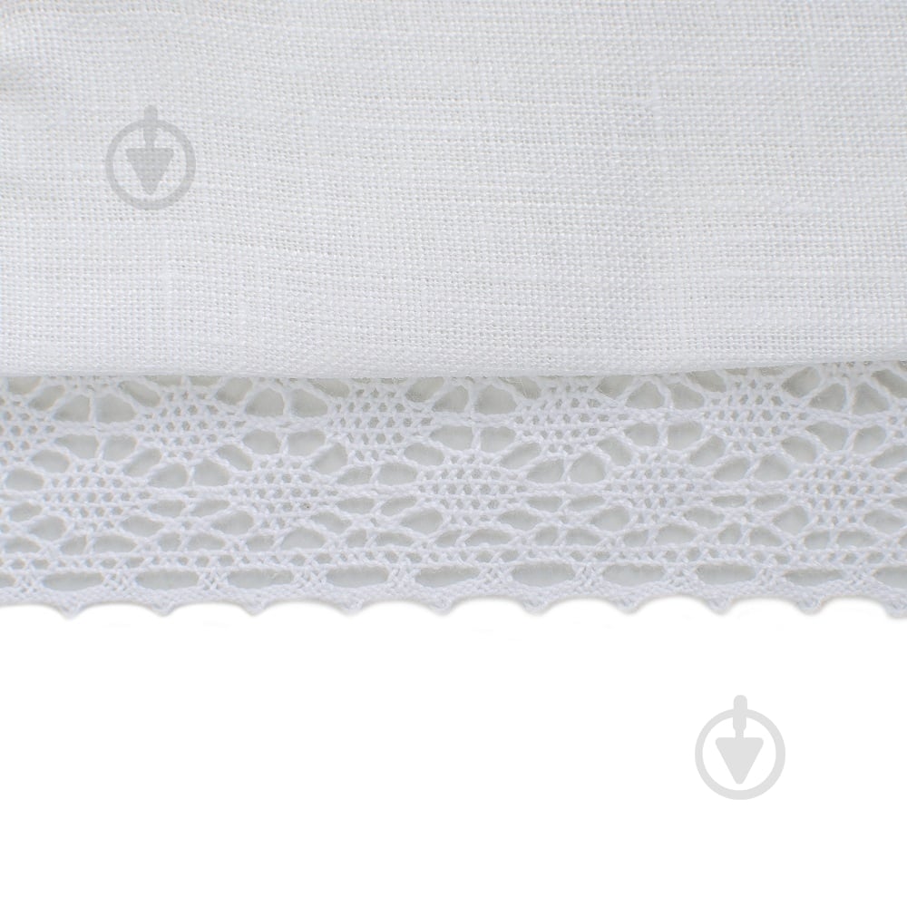 Полотенце пасхальное с кружевом Церковь 40x75 см белый с золотым - фото 3 Полотенце пасхальное с кружевом Церковь 40x75 см белый с золотым - фото 3