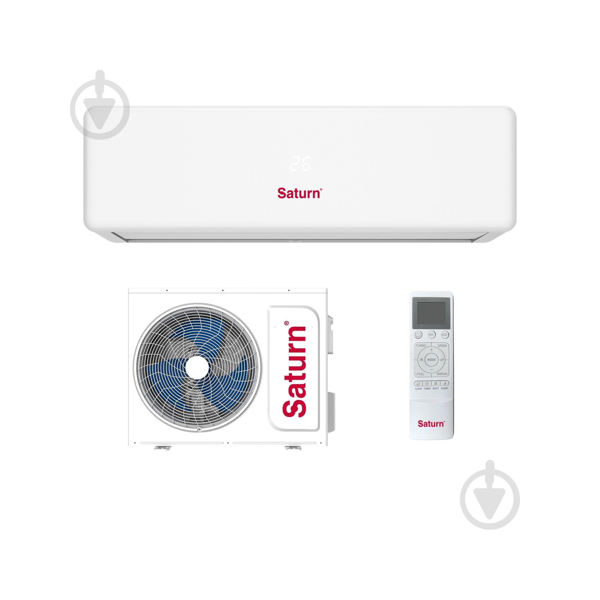 Кондиционер Saturn ST-24HR/BTU - фото 2 Кондиционер Saturn ST-24HR/BTU - фото 2