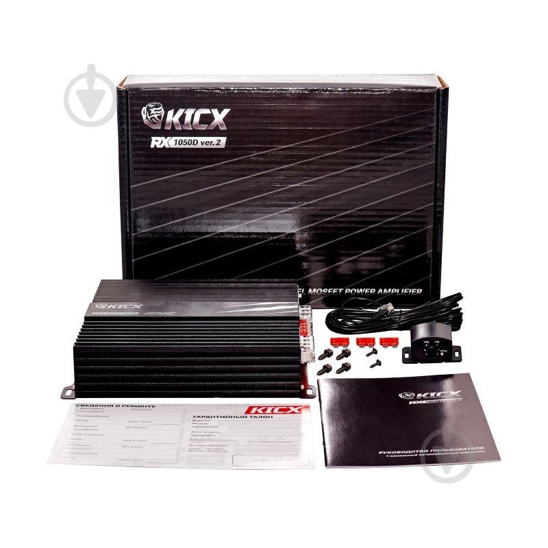 Автомобільний підсилювач Kicx RX 1050D ver.2 - фото 7