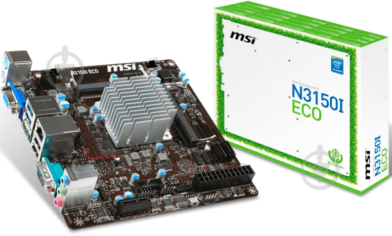 Материнская плата MSI N3150I ECO (Integrated CPU, SoC, mini ITX) - фото 2
