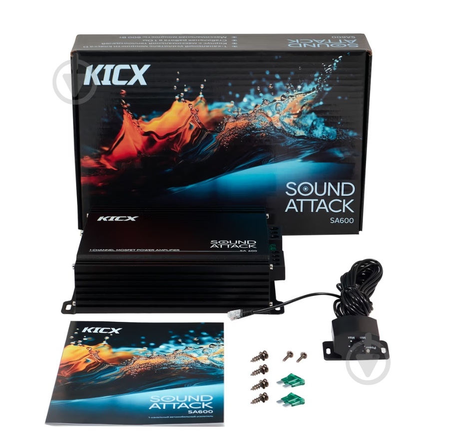 Автомобильный усилитель Kicx SA 600D - фото 8
