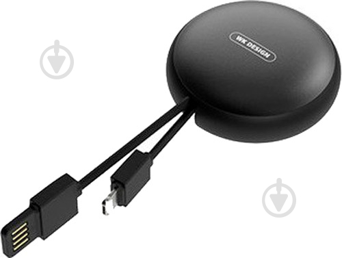 Кабель WK Lightning – USB 1 м черный (429265) - фото 1