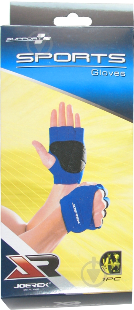 Перчатки для фитнеса Joerex JE051 р. XL синий - фото 2 Перчатки для фитнеса Joerex JE051 р. XL синий - фото 2