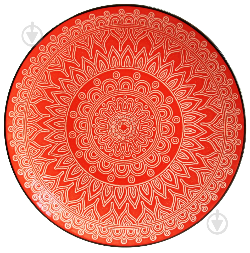 Тарілка обідня Astera Laces Coral 27 см - фото 1