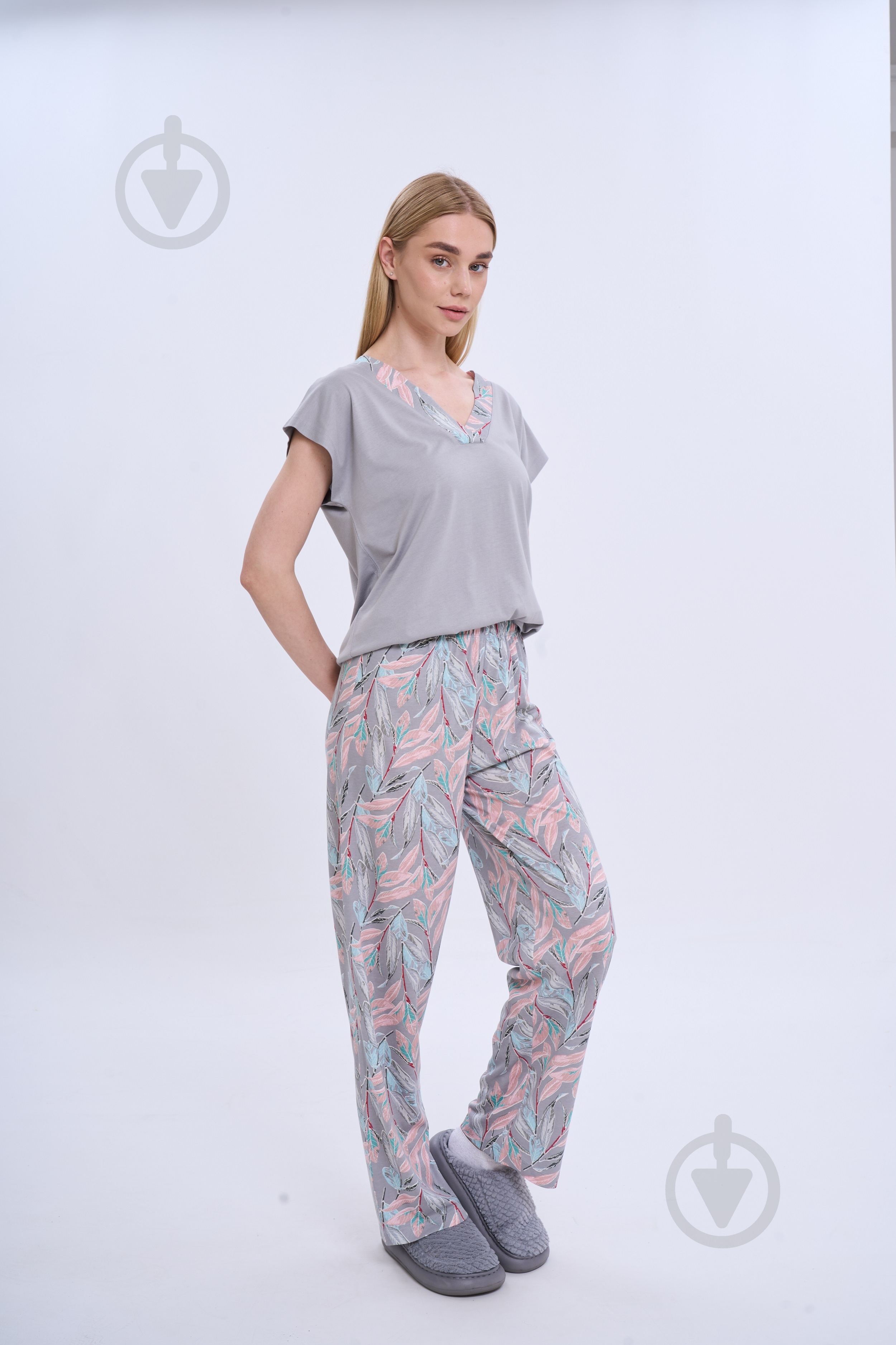 Футболка German Volf женская "FLORA" р. XL серый (25010) - фото 5 Футболка German Volf женская "FLORA" р. XL серый (25010) - фото 5