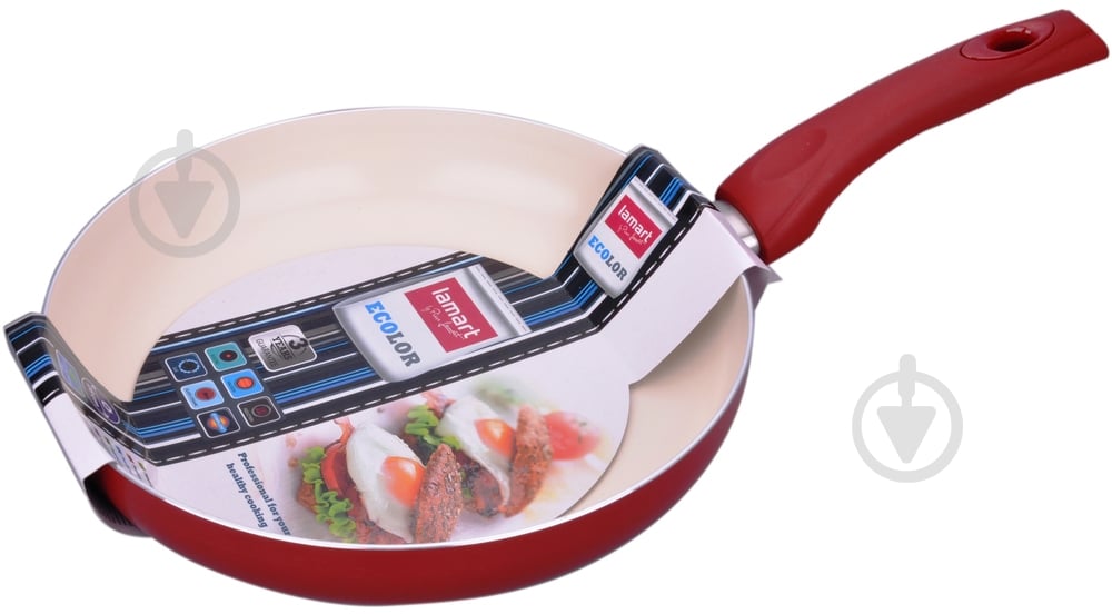 Сковорода Lamart Ecolor 28 см LTK2805RW - фото 2