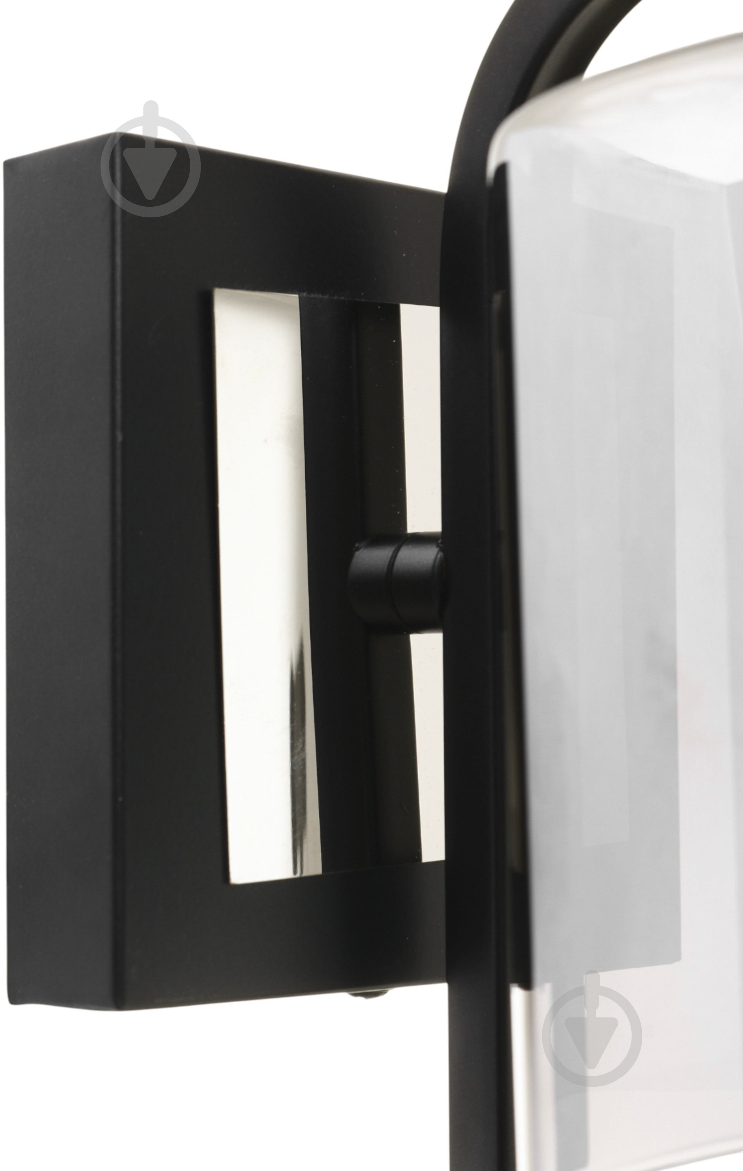 Світильник настінний Sensio Hercules 40 Вт E27 чорний/димчастий ALG-07552/1W - фото 3