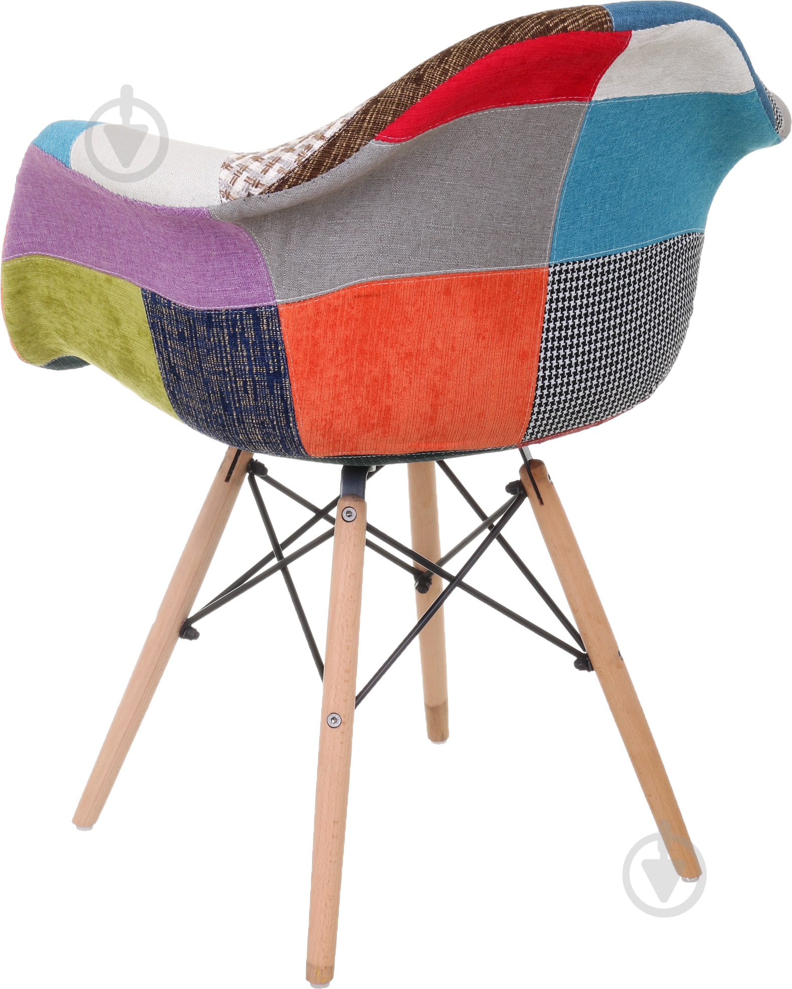 Стул обеденный Style patchwork разноцветный кремовый/разноцветный - фото 2 Стул обеденный Style patchwork разноцветный кремовый/разноцветный - фото 2