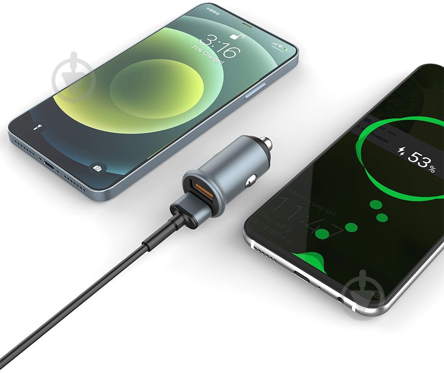 Автомобильное зарядное устройство ColorWay 2USB Quick Charge 3.0 (36 Вт) серый - фото 7 Автомобильное зарядное устройство ColorWay 2USB Quick Charge 3.0 (36 Вт) серый - фото 7