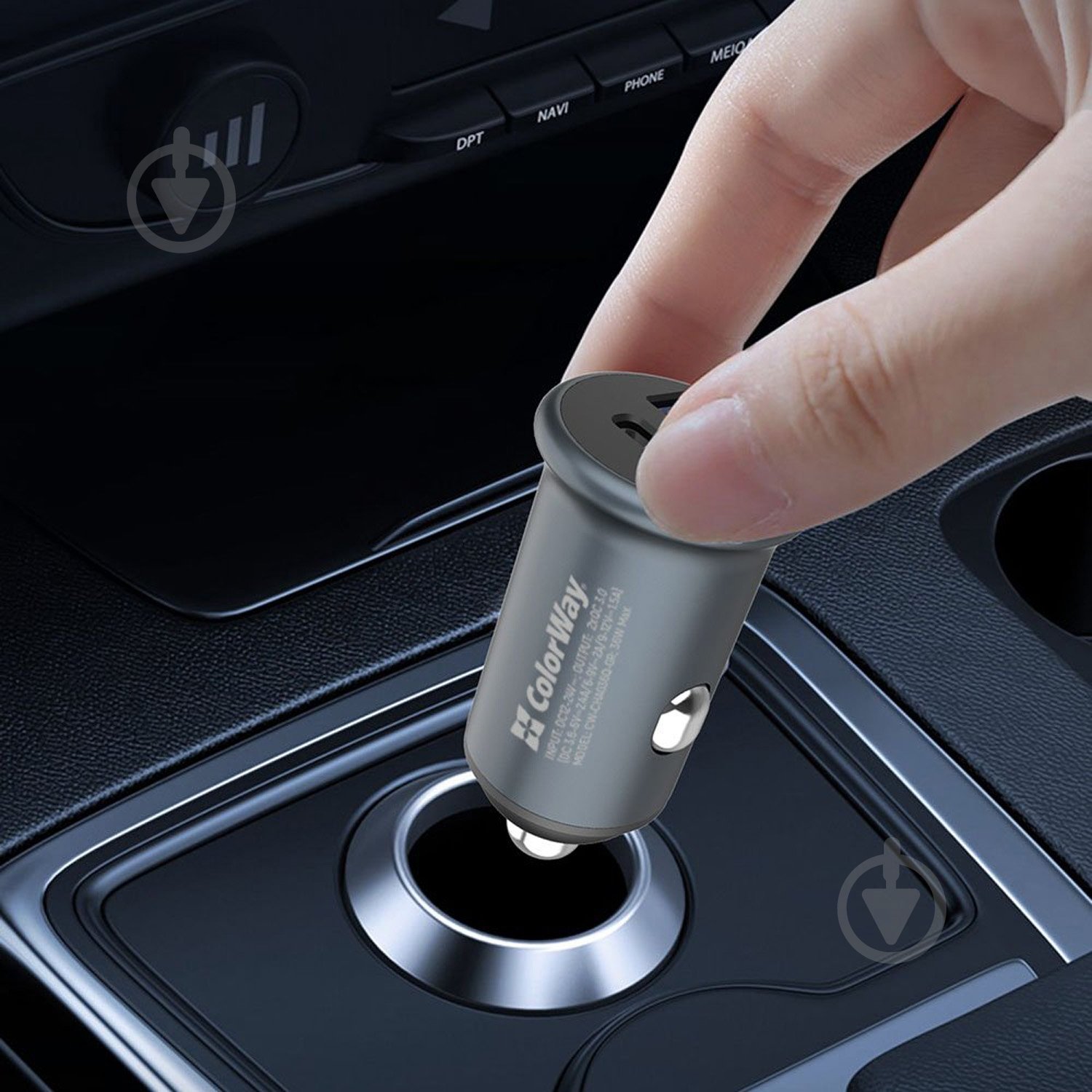 Автомобильное зарядное устройство ColorWay 2USB Quick Charge 3.0 (36 Вт) серый - фото 8 Автомобильное зарядное устройство ColorWay 2USB Quick Charge 3.0 (36 Вт) серый - фото 8