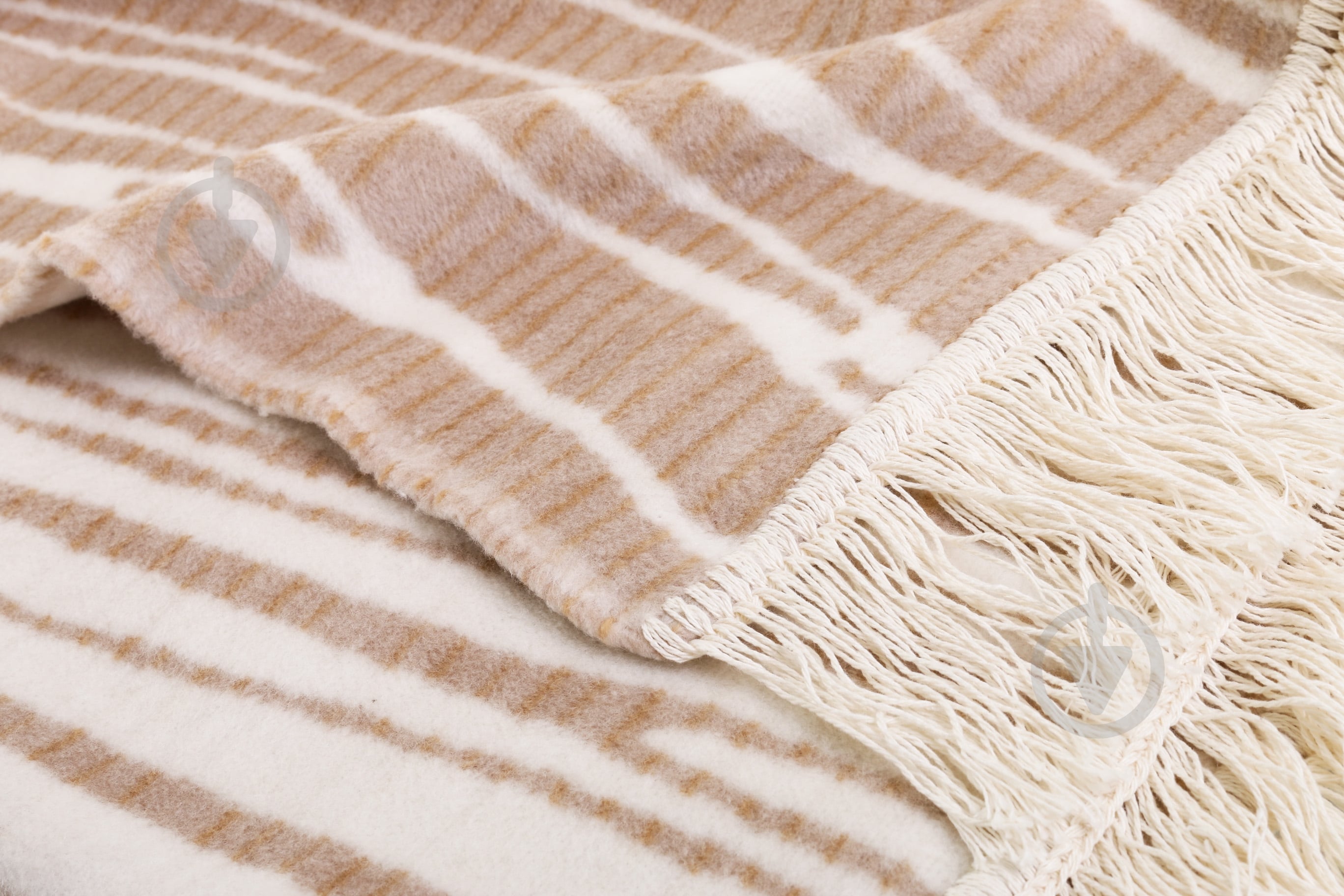 Плед Soft Impression Ombre Wave 150x200 см бежевий Biederlack - фото 2