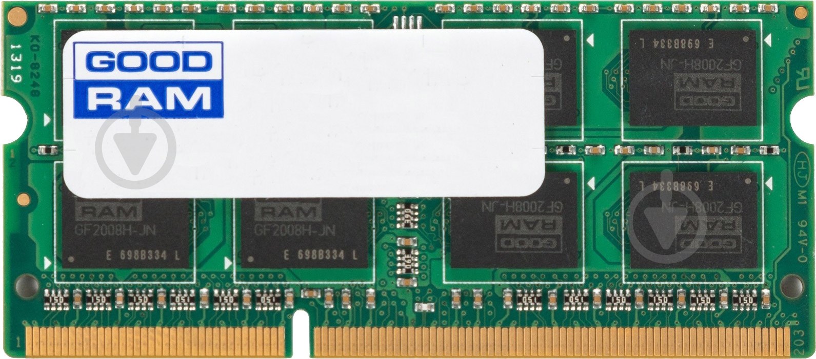Оперативная память GOODRAM SODIMM DDR3 8 GB (1x8GB) 1333 MHz (GR1333S364L9/8G) - фото 1 Оперативная память GOODRAM SODIMM DDR3 8 GB (1x8GB) 1333 MHz (GR1333S364L9/8G) - фото 1